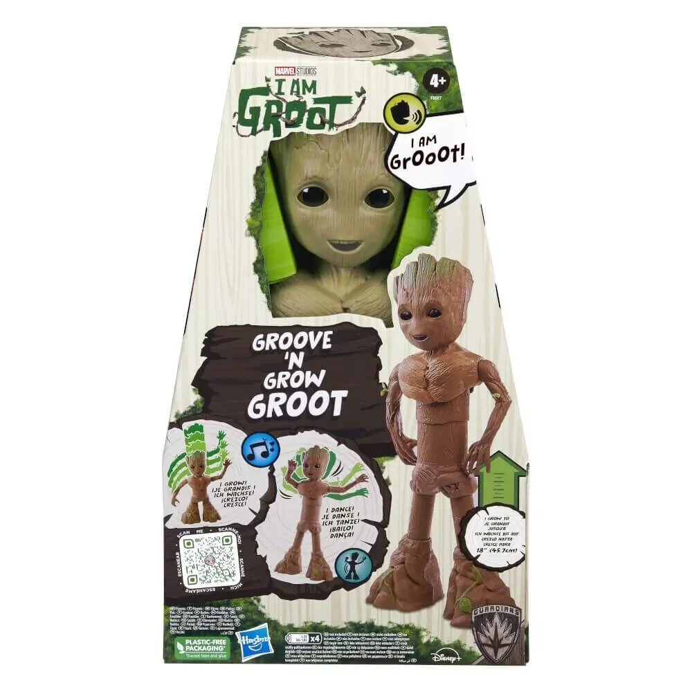 Figurine Groot Groove 'N Grow jouet Marvel articulé 34cm