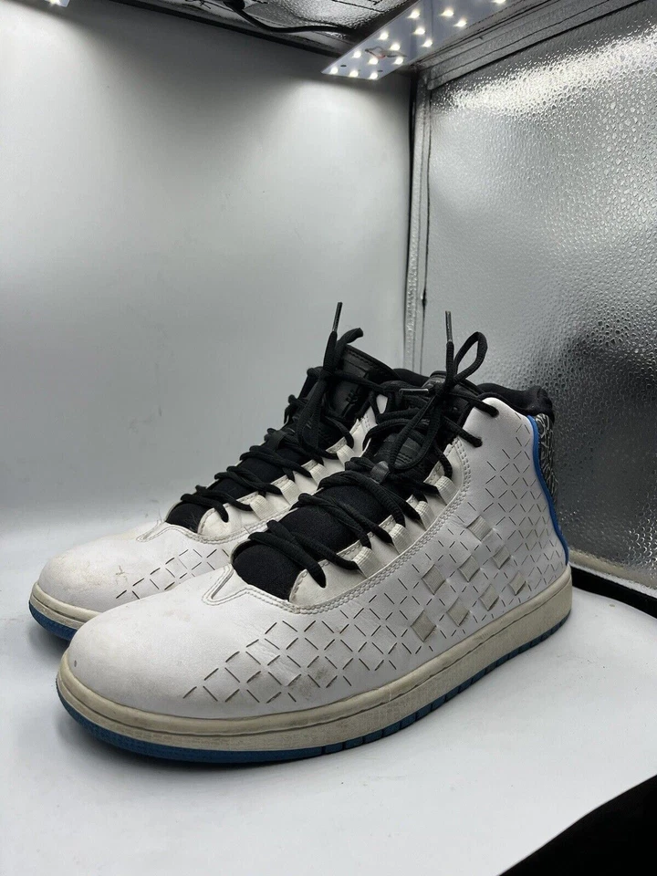 Air Jordan Illusion 705141-105 White/Black/Blue Sneaker Basketball Mens Sz 11.5 - Image 2 of 4