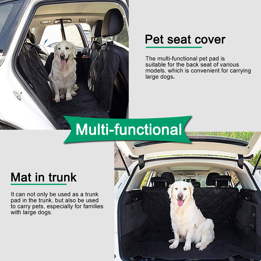Premium Pet Car Cover Waterproof Cat Dog Back Seat Hammock NonSlip