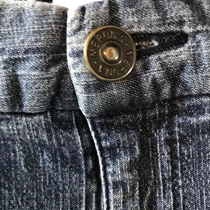 Falda Merona Mujer Talla 16 Denim Sobre la Rodilla Falda Bolsillos Cinturón Lazos Elásticos Foto 4 de 4