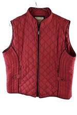 Joules Nimba Womans Quilted ZIp Up Vest Gilet Size 42 Country Equestrian
