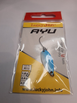 NEU Lucky John AYU Angel Löffel Köder Haken 1.8g BLAU WEISS für Barsch Forelle