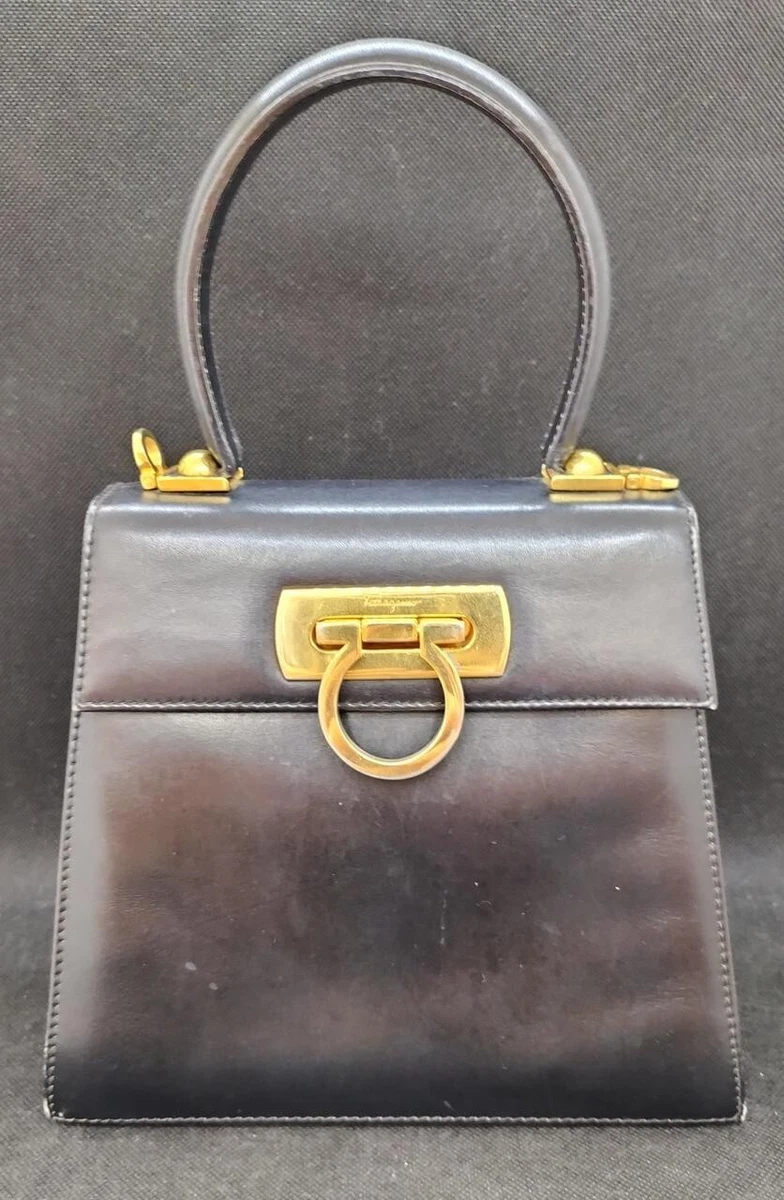 Salvatore ferragamo gancini top handle cheap bag