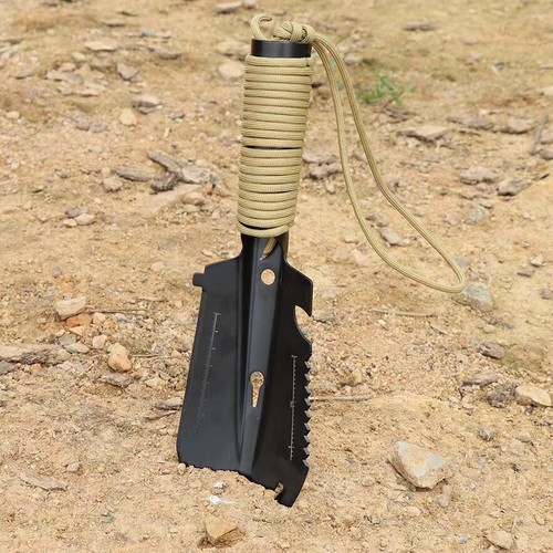 Taktische Mini Camping Schaufel Faltbar Multifunktional Militär Survival Spaten - Bild 4 von 18
