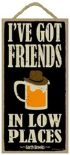 Garth Brooks  I've got friends in low places Beer Bar Man Cave 10x5 New Sign 925