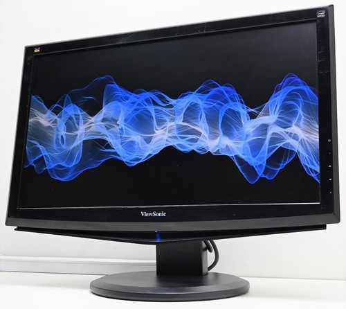PC Monitor 24" Screen Perfect for Home/Work Full HD Grade A + HDMI-DVI CABLE - Picture 2 of 6