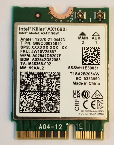 Intel AX200 AX201 AX211 AX210 Killer 6E 9560 BE200 Wi-Fi 7 - Picture 46 of 60