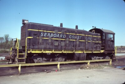 SCL 119 S-2r SAVANNAH GA (SEABOARD COAST LINE) ORIGINAL SLIDE 04-01-78 T17-8