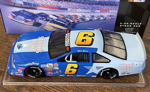 Vintage Mark Martin #6 1989 Strohs Light Stock Car 1/24 Diecast Limited Edition
