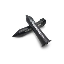 Custom 7/8" 22mm Handlebar Grips For Suzuki Gsxr 1300 R Hayabusa All Year Black