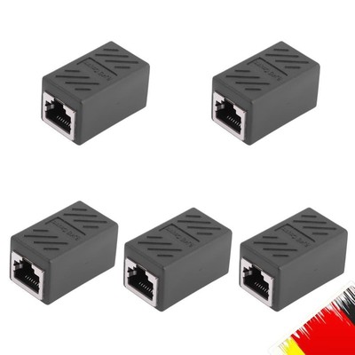 Occitop RJ45 Inline Kupplung Cat7 Cat6 Cat5e Ethernet Netzwerkkabel Adapter