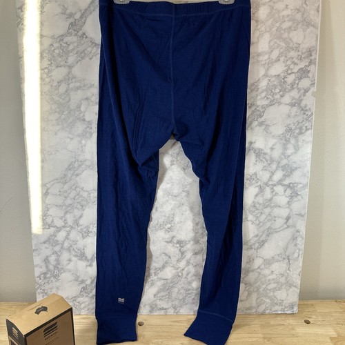 NWT Meriwool Mens Bottom Pants 190g Lightweight Sz XL Merino Navy Blue - Picture 5 of 9