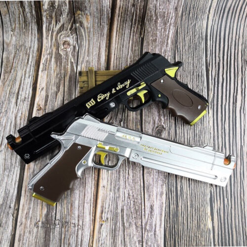 Devil May Cry 5 Nero Waffe Ebenholz & weiß Elfenbein Pistole Figur Modell Spielzeug Requisite PU - Bild 1 von 9