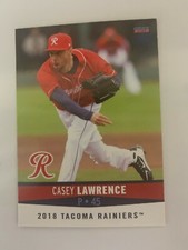 Casey Lawrence 2018 Tacoma Rainiers Team Card