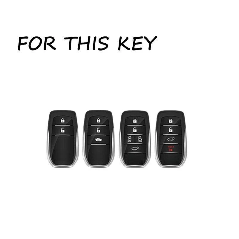 Funda protectora de aleación de zinc TPU para llave de coche para Toyota Camry RAV4 Prius Corolla Avalon Foto 2 de 4
