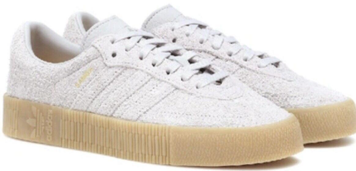 adidas gazelle silver green womens adidas Samba Long Tongue Shoes - Women's - Silver / Preloved Ruby / Gum main image 1