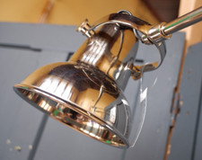 Vintage RETRO Style Silver Extending Angle Arm Wall Light Office Bedside Lamp