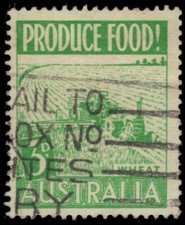 AUSTRALIA 251 (SG256) - Produce Food "Wheat Harvest" (pa76873)