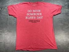 Red YELLOWSTONE John Dutton Shirt Go Ruin Someone Else's Day Large Paramount