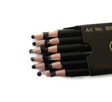Black China Markers Peel-Off Grease Pencils 12 Count
