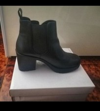 black ankle boot