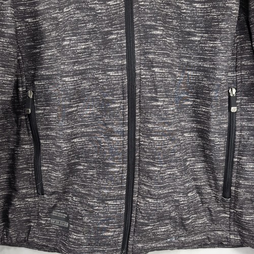 Point Zero Dry Tech Mens Sz L Black Marble Full Zip Lined Cold Weather Jacket - Picture 7 of 21