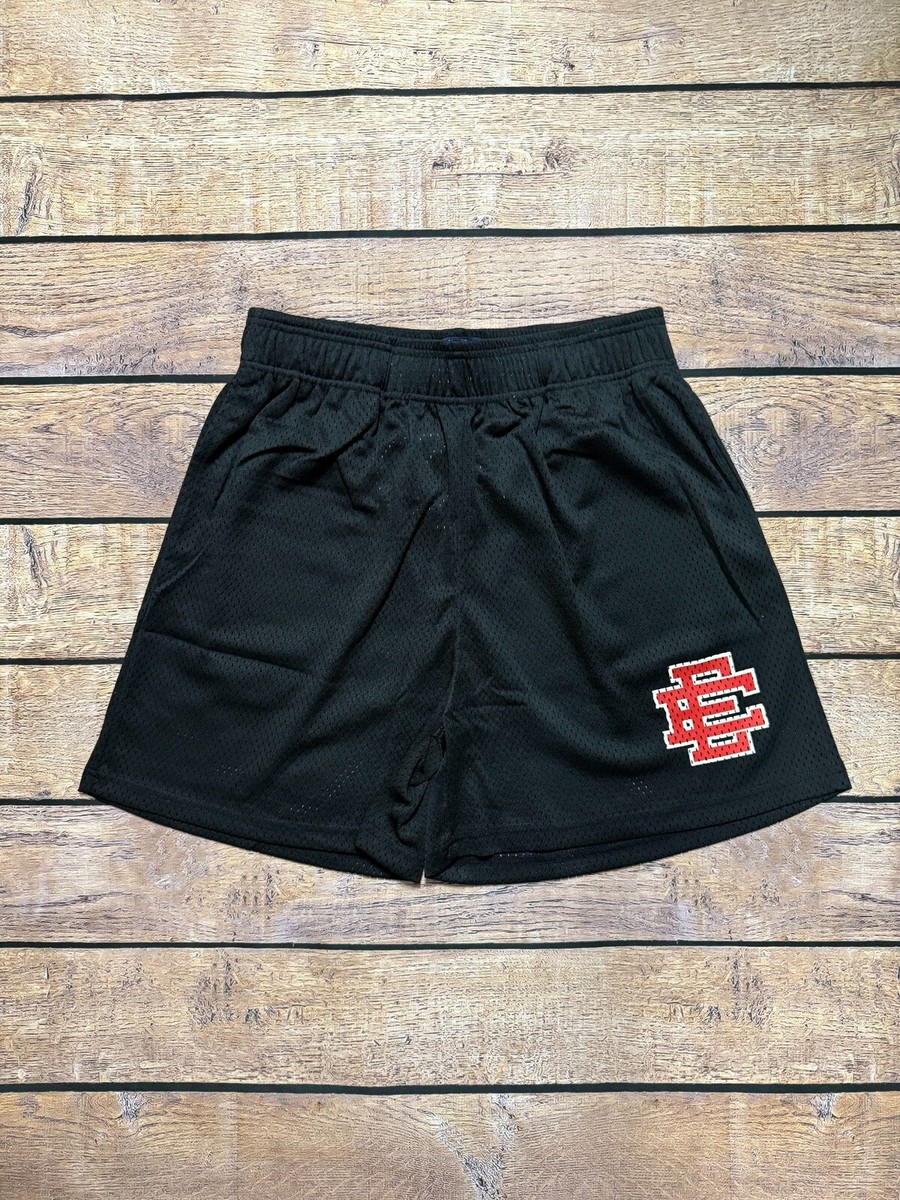 NEW Eric Emanuel EE Basic Short (SS24) Black/Red AUTHENTIC