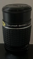 Asahi Pentax Takumar (Bayonet) 135mm Lens 1:2.5 Japan Black Good Condition