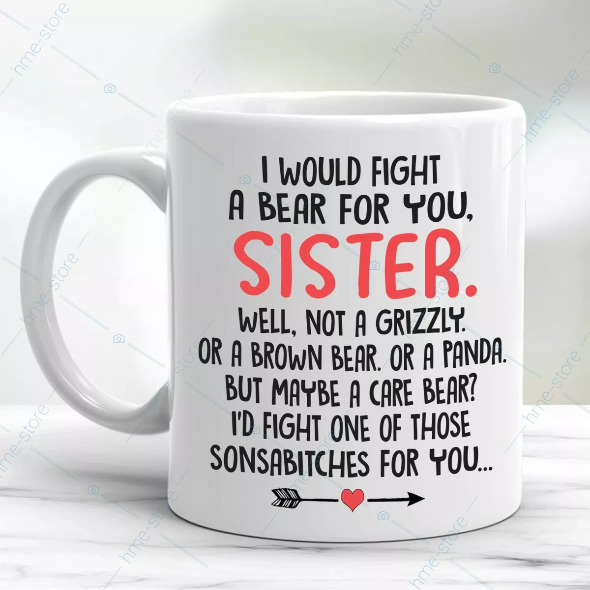 Sisters on sale coffee mug