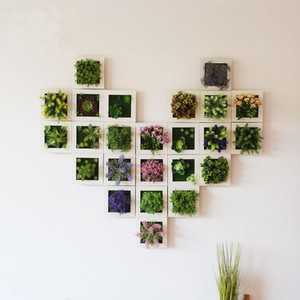 Plant Photo Frame Wall Stick Decoration Artificial Flower Home Image Is Loading Plant Photo Frame Wall Stick Decoration Artificial Flower