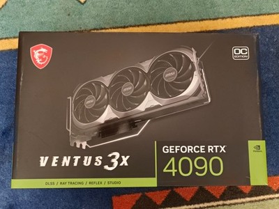 MSI GeForce RTX 4090 Ventus 3X   Original Box, Cooler & Accessories (NO PCB)