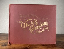 ANTIQUE PHOTOGRAPHIC VIEWS OF THE WORLDS COLUMBIAN EXPOSITION C. 1890S