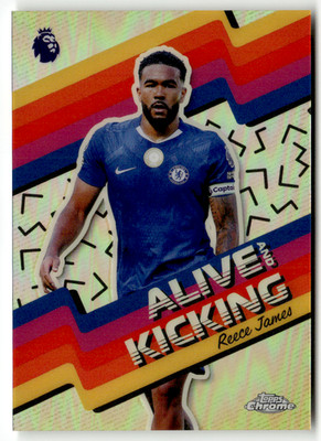 2026 Topps Chrome Premier League No. AK-7 Reece James Alive and Kicking