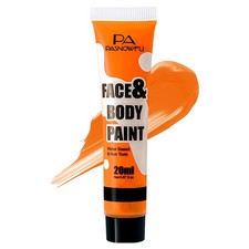 PASNOWFU Orange Face Body Paint - Professional Water-Based Body Paint  Body ...