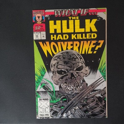 Marvel What If...? #50 1993 Anniversary Issue Hulk Wolverine