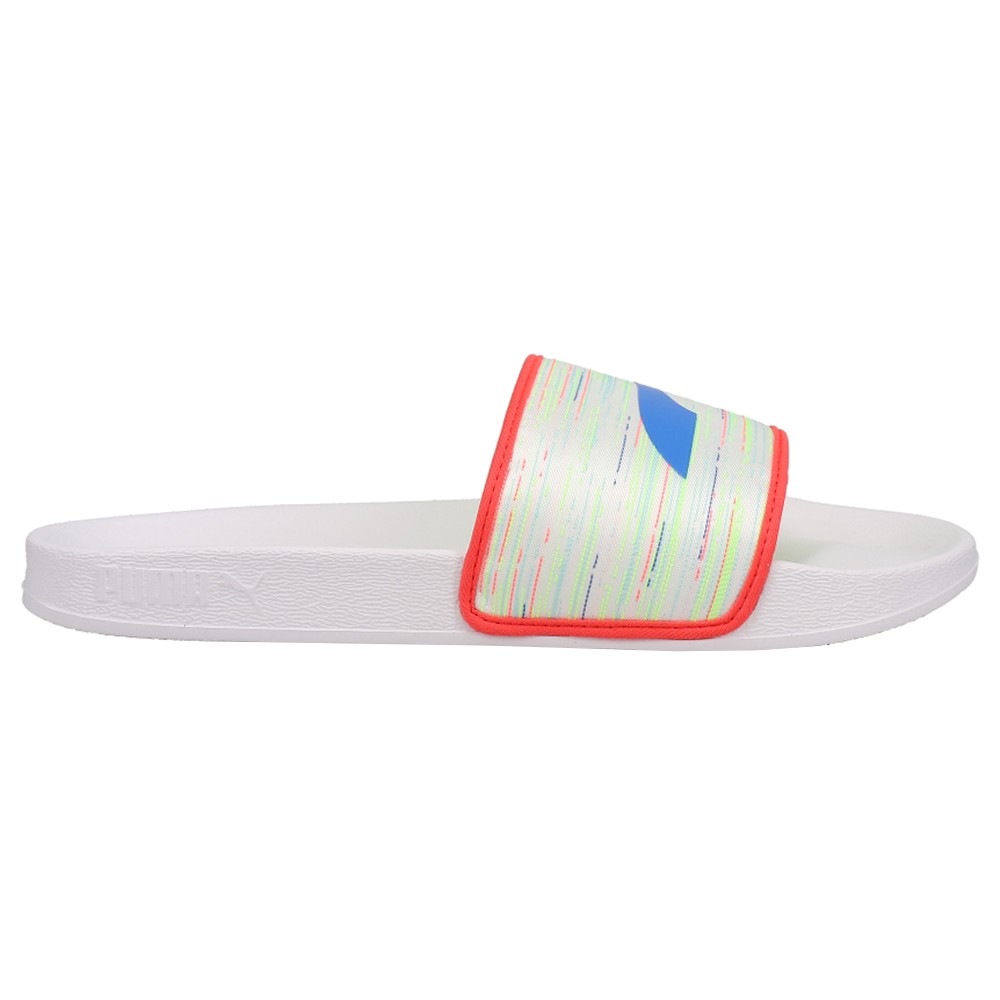 PUMA Leadcat Ftr Spectra Slides Mens White Casual Sandals 382894-01