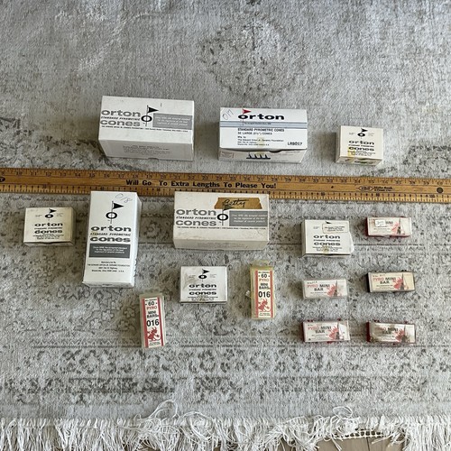 Orton Standard Pyrometric Cones & Mini Bars Various Sizes Open Boxes