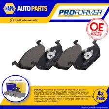 Brake Pads Set fits VW POLO Mk5 1.2D Front 09 to 14 Proformer 190698151 New