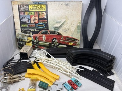 Aurora Model Motoring Table Top Racing Set Slot Car Stirling Moss