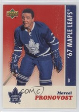 2006-07 Upper Deck 1967 Toronto Maple Leafs Box Set Marcel Pronovost #20 HOF 2d8