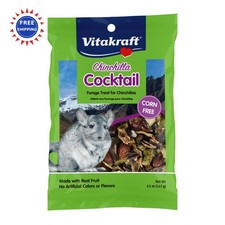 Chinchilla Treats Vitakraft Cocktail Mixed Fruit 4.5 Ounce natural healthy dog