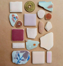 Japanese sea glass Surf-Tumbled Beach Glass pottery
