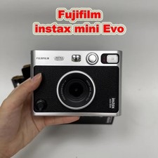 Fujifilm - instax mini Evo Instant Film Camera Black English language