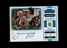 2022-23 Panini Contenders Championship Ticket Autograph MarJon Beauchamp RC 1/1