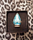 Vtg  Taxco Melesio Rodriguez Enamel 980 Sterling Silver Snake Ring. Adjustable! — photo 3