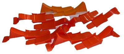 Mixed Lot of 5 Hot Wheels Track Loop Base 6201-030 (1) 1684-2058 (4)
