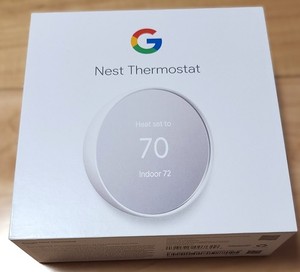 Google G4CVZ Nest Smart Wi-fi Thermostat - snow- manufactured 02/2026