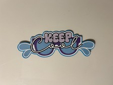 Keep Cool Summer Sunglasses Scrapbook Title Handmade Die Cut Paper Pieced
