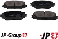 JP Group 4863601210 Bremsbelagsatz FüR Scheibenbremse Bremsbelagsatz