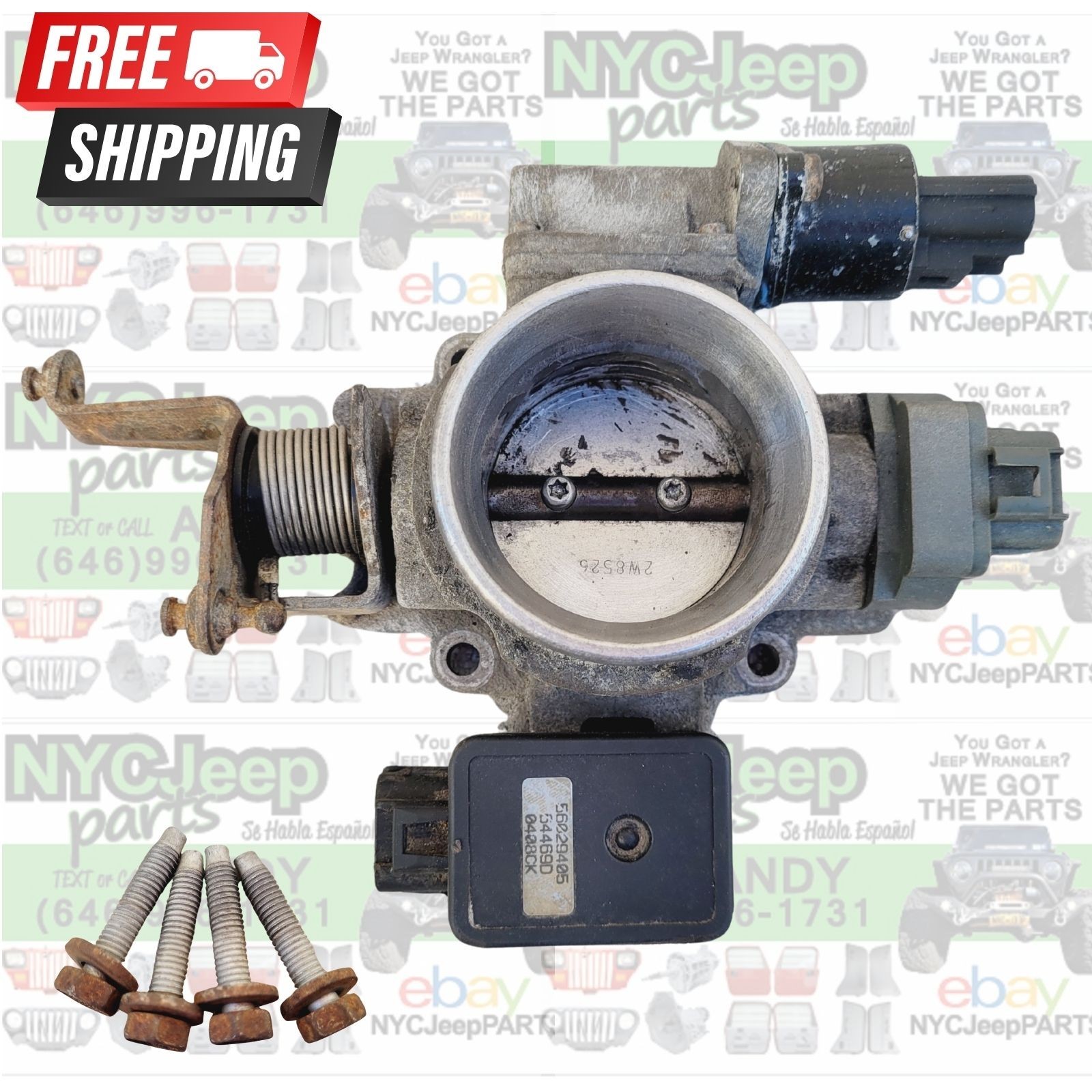 1998 Jeep Wrangler TJ 4CYL 2.5 Throttle Body Original OEM 53032016AC